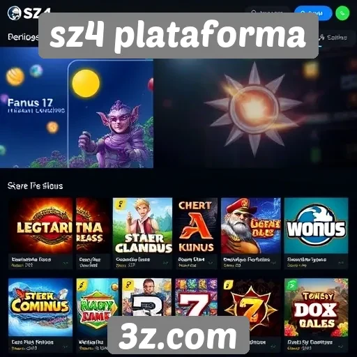sz4 plataforma oferece ampla variedade de jogos online
